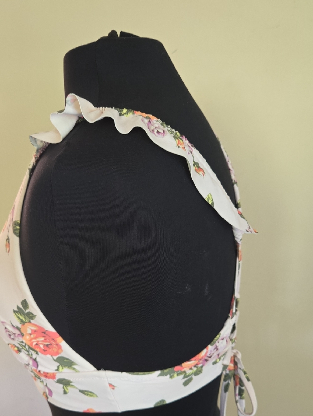 aerie Light Pink Floral Bikini Top - Picture 4 of 7